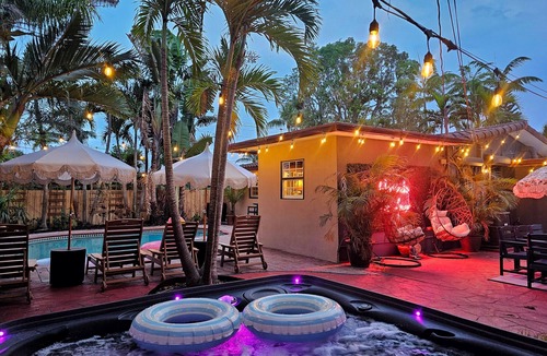 Wilton Manors House | Hacienda de Amor Heated pool - Hot Tub - Firepit