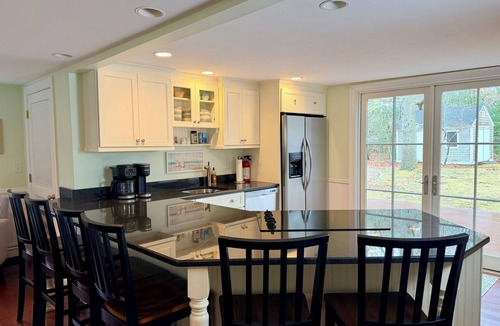 Bass River House | Heated Pool, Walk to Beach, Dog-Friendly Yarmouth Home. Sleeps 10.