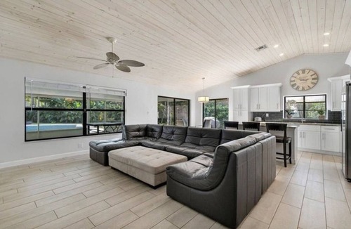 Lake Ida Shores House | Heated Saltwater Pool! Beautiful Activity Filled Three BR Home Downtown Delray
