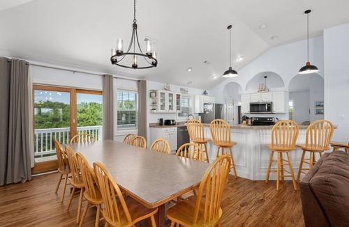 Pine Island House | Heaven Sent: Oceanside, private pool, hot tub, rec room and EASY beach access!