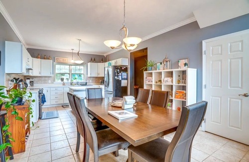 Louisa House | Hilltop Getaway w/Sunrise Lake View, Water Access, FirePit & Game Room
