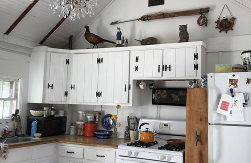 Yarmouth Port House | Historic 1850's Home, private ground floor and backyard.