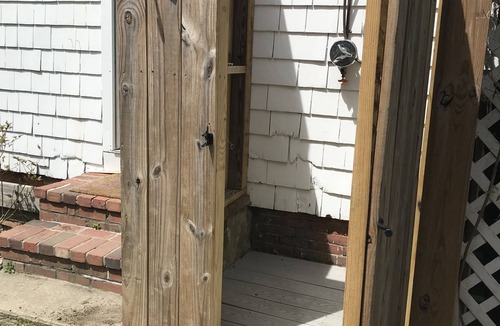 Yarmouth Port House | Historic 1850's Home, private ground floor and backyard.