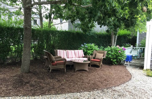 Nantucket Town Cottage | In-Town Walk to Beaches Charming Cottage Private Patio & Easy Parking