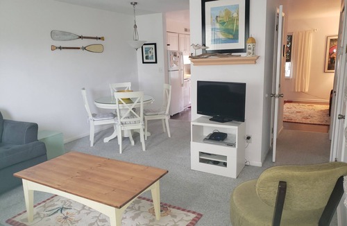 Chincoteague House | Island Escape - Townhouse - Enclosed back porch. NO LINENS