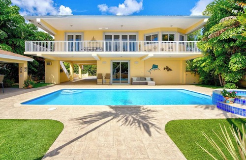 Twin Lakes House | Key Largo Canal Home - Heated Pool, Spa, 36ft Dock, Kayaks & Ocean Access