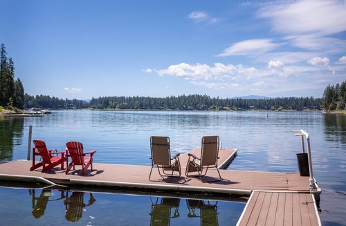 Bigfork House | Lake house w/private dock, balcony, fire pit & gorgeous views - Echo Lake Hideaway