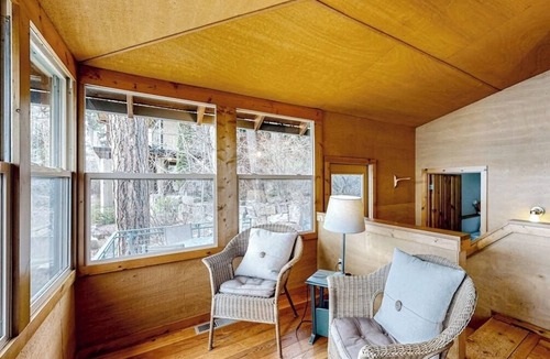 Lakeside Cabin | Lakefront home with amazing mountain views, wraparound deck, fireplace, & grill
