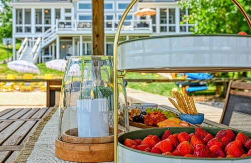 Mineral House | Lakefront Lake Anna, Boat Dock, Deck Views