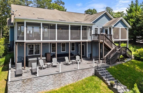 Mineral House | Lakefront Lake Anna, Dock, Views, Deck, Movies