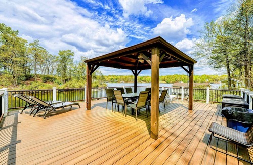 Mineral House | Lakefront Lake Anna Views, Boat Dock, Firepit, Dec