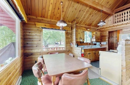 Rollins Cabin | Lakefront Log Cabin with Private Dock
