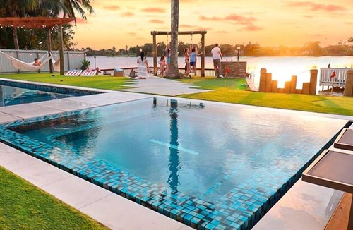 Miami Gardens House | Lakefront Luxe Near Hard Rock Stadium Pool & BBQ
