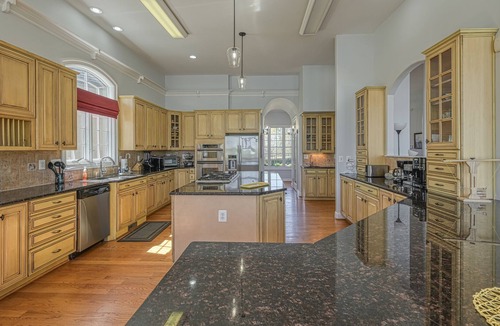 Mineral House | Lakefront stunner with pool, 50' waterslide, hot tub, & dock - dog-friendly