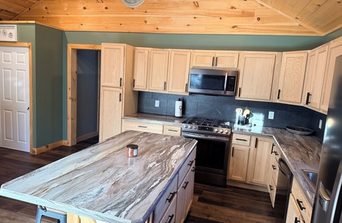 Averill Park House | Lakeside 1-Bedroom Home with Fireplace, Full Kitchen, Decks & Utilities Included