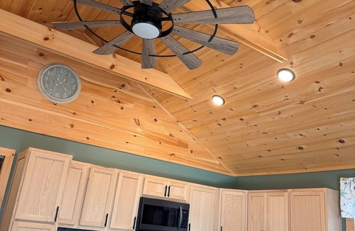 Averill Park House | Lakeside 1-Bedroom Home with Fireplace, Full Kitchen, Decks & Utilities Included