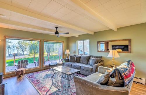 Lakeside House | Lakeside Home w/Beach ~ 14 Mi to Ski Area!
