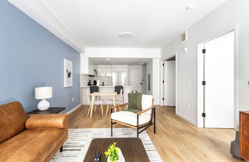 Hackensack Apartment | Landing | Chic 1BD, Rooftop Lounge, Game Room