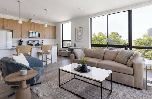 Carteret Apartment | Landing | Chic 2BD, Rooftop Lounge, Courtyard