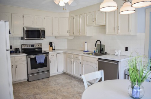 Northwest Harwich House | Light and bright two bedroom home in Harwich featuring central air!
