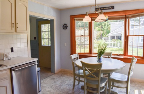 Northwest Harwich House | Light and bright two bedroom home in Harwich featuring central air!