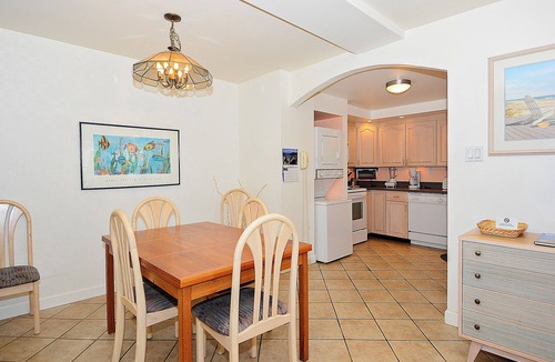 Rehoboth Beach Condo | LINENS & DAILY ACTIVITIES INCLUDED*!. OCEANFRONT/BOARDWALK BUILDING/ROOFTOP POOL Lovely updated kitchen, tile flooring offer a great look to this great unit. 2bdrm/2ba with 1340 sq ft of space to relax