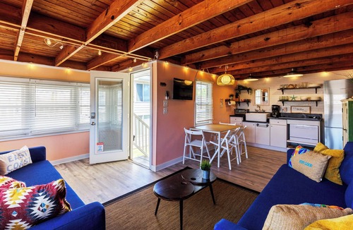 Rehoboth by the Sea Condo | Located Beach Block on Houston Street, 1.25 miles from Rehoboth Beach boardwalk.