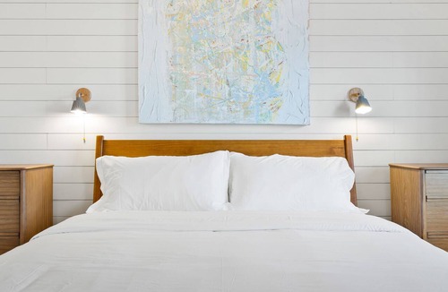 North Downtown Hotel | Lux Boutique Hotel Room in Downtown Cville | Rose Jean Room 3