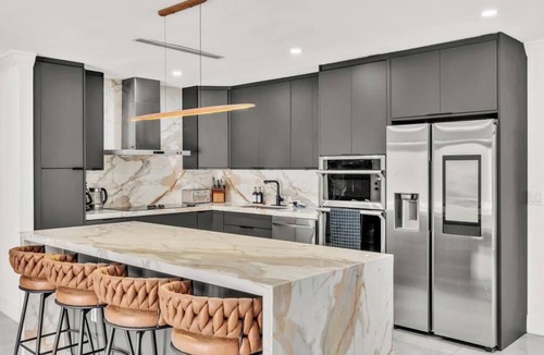 Hollywood Hills House | Lux Modern Villa w/Pool, Gym, Game Room, and Mini Golf, Near Beach and Casino
