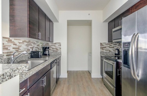 West Little Havana Apartment | Luxe Coral Gables 2BR w/Gym, Pool & W/D, nr Shopping, by Blueground