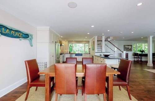 Yarmouth Port House | Luxe lakefront home on Follins Pond with private beach, amazing decks & yard