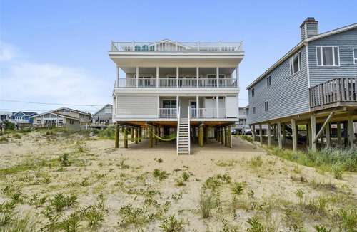 South Bethany House | Luxurious 7-Bedroom Oceanfront Rental in Bethany with Decks, Elevator, and More!