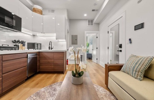 Fenway–Kenmore Apartment | Luxury 1BR: Sleek Kitchen + City Charm | Suite 2