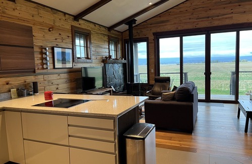 Somers Apartment | Luxury Cabin on a 300 acre farm with Spectacular views of Flathead Lake