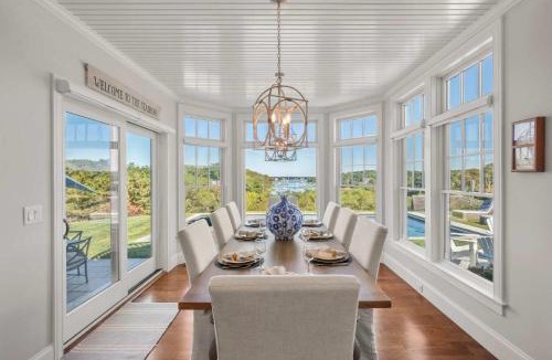 North Chatham House | Luxury Home with Pool Hot Tub & Water View
