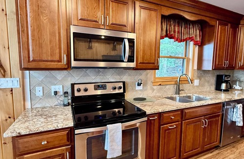 Lake George House | Luxury Lakefront Log Cabin on Schroon Lake