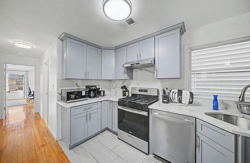 East Newark Apartment | Luxury Turnkey Living: 3BR/2BA Near Transit