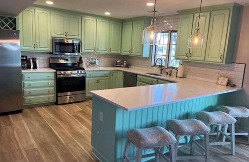 Cape May Court House House | Luxury Waterfront Manor with Private Dock & Decks