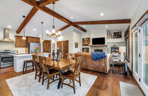 Whitefish House | Luxury Whitefish Retreat Steps from River (30 Night Minimum)