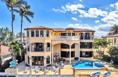 Delray Beach Shores House | LVS Villa Rhodes Palatial Waterfront Beach Estate