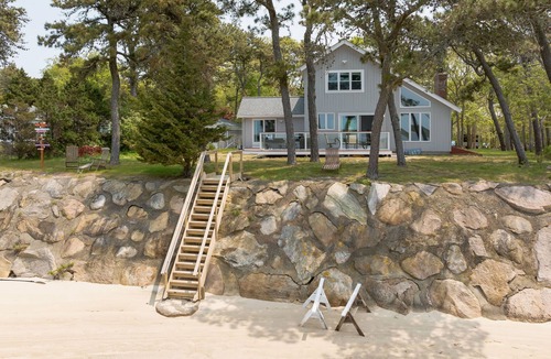 Seconsett Island House | Make memories at this unique family friendly beach-front home in Mashpee