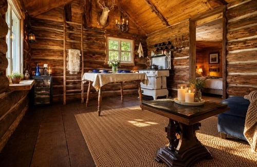 Johnsonville Cabin | Marvelous Off-Grid Log Cabin Getaway on Working Horse Ranch.