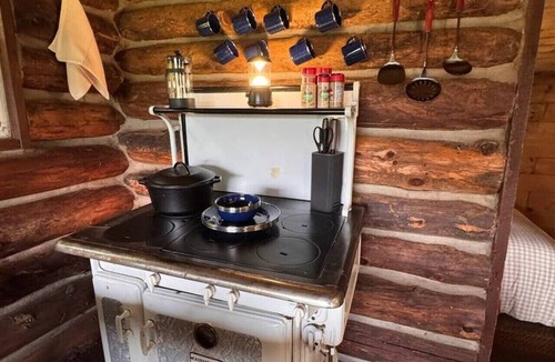 Johnsonville Cabin | Marvelous Off-Grid Log Cabin Getaway on Working Horse Ranch.