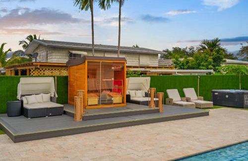 Ives Estates House | Miami Resort Villa - Volleyball - Jacuzzi - Sauna