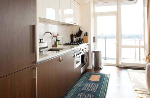 Hell's Kitchen Apartment | Midcentury Designer Luxury High rise Corner 2BR/BA