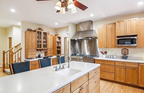 Easton House | Minutes from Downtown Easton and St. Michaels | Pool | 1st Floor Bedroom | Pet F
