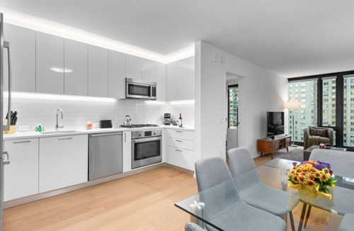 Tudor City Condo | Modern 1BR at 685 First Ave w Pool & Fitness Center