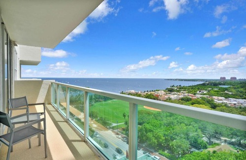 Coconut Grove Apartment | Modern 1BR at Arya Bay Views with Balcony and Pool