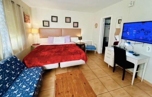 Downtown Hollywood Apartment | Modern 1BR Hollywood Studio - Enjoy Garden & BBQ