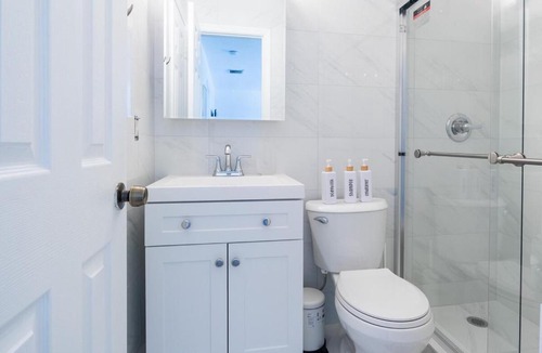Riverside Park Apartment | Modern 2BR Stay with Desk, Patio, BBQ, Free Parking